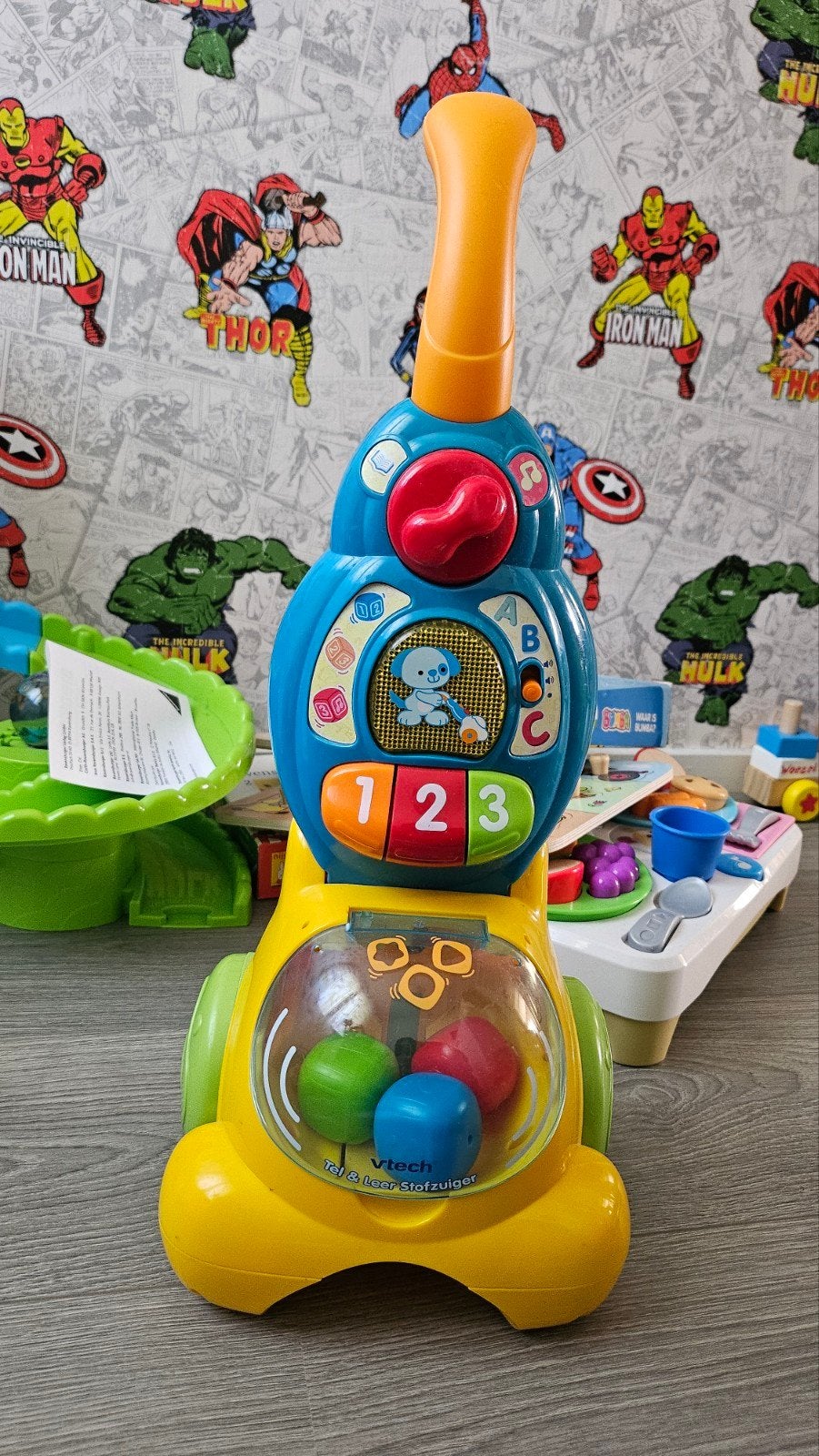 VTech Tel en Leer Stofzuiger met Blokjes, Ophalen of Verzenden
