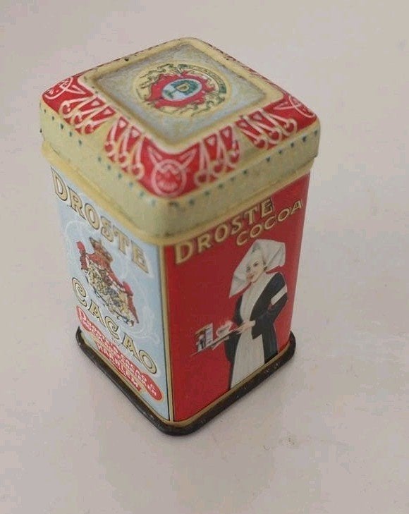 Mini Droste cacao blik 4,5 cm, Verzamelen, Ophalen of Verzenden, Gebruikt, Overige, Droste