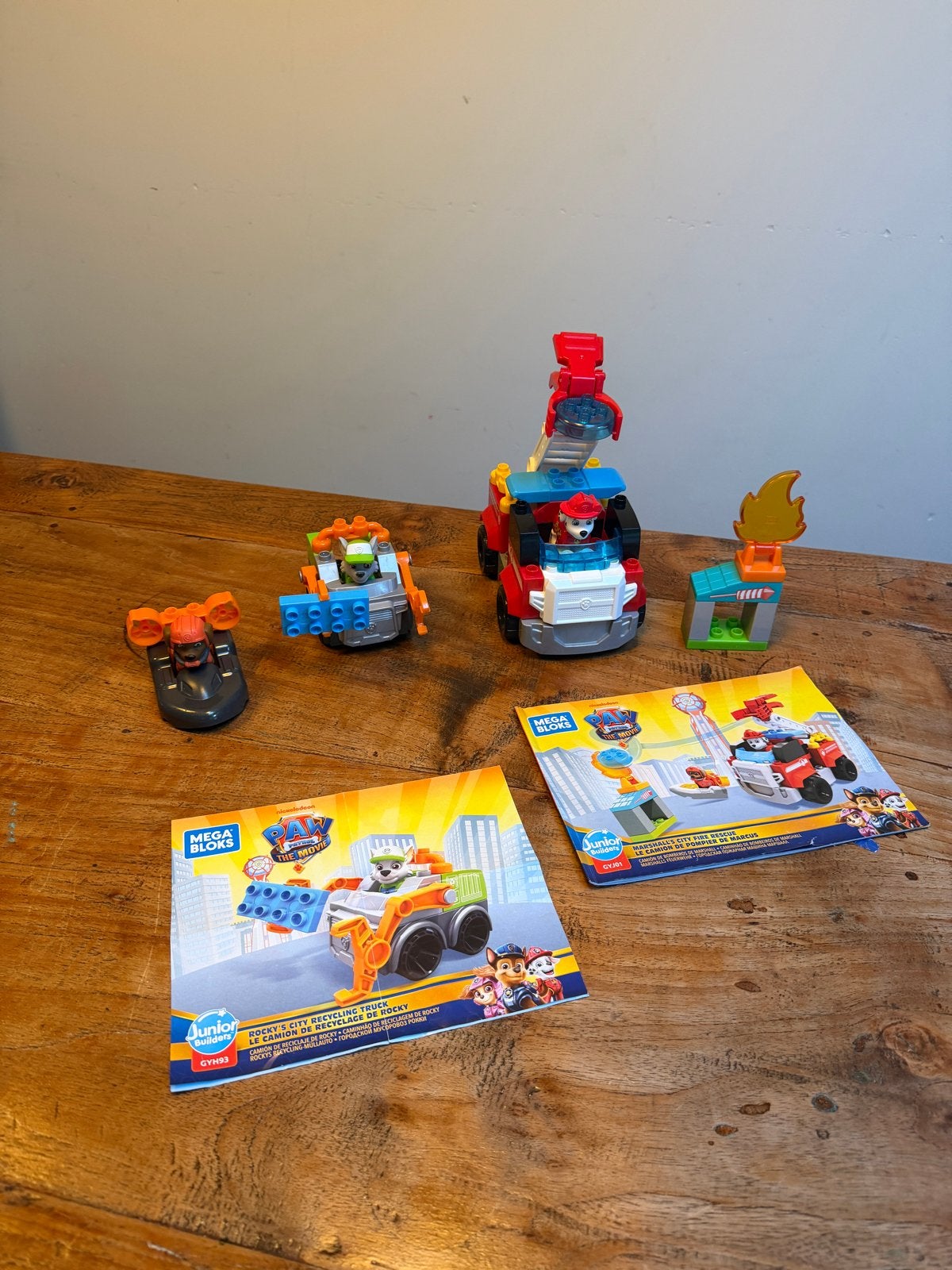 Duplo Paw Patrol (zuma, rocky en marshal), Ophalen, Gebruikt, Megabloks