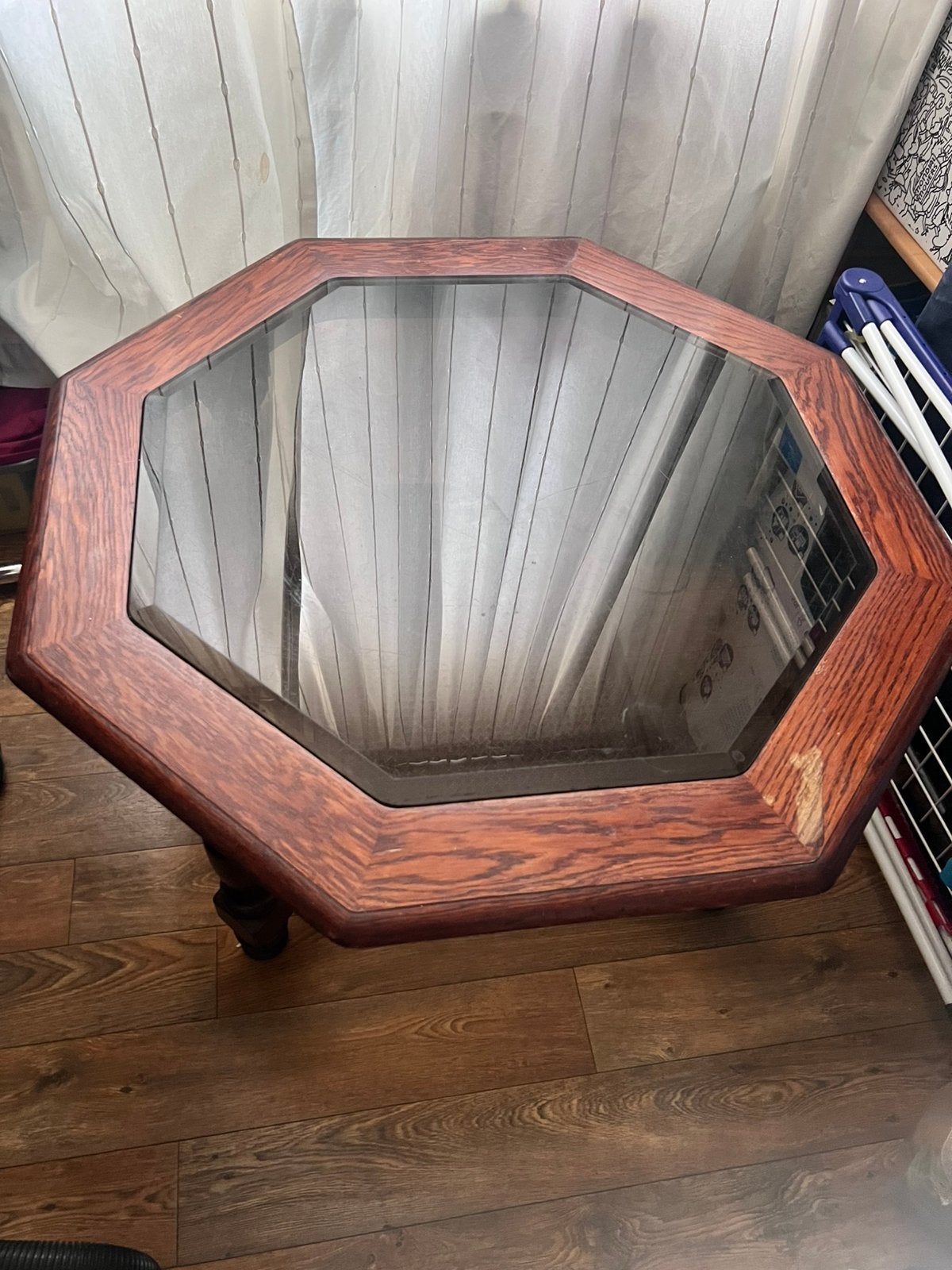 Eiken salontafel, Ophalen, Rechthoekig, 100 tot 150 cm, 50 tot 100 cm