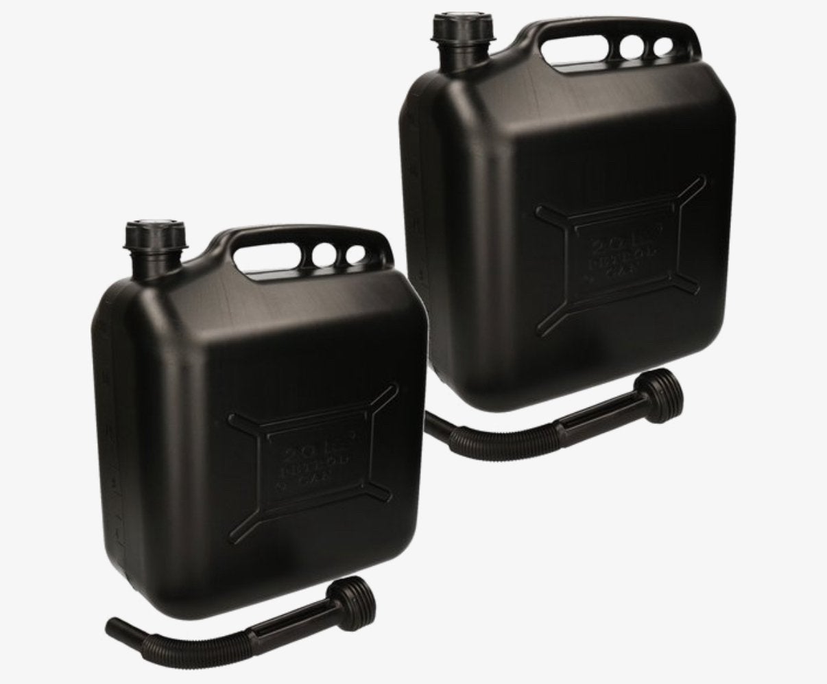 20 liter jerrycans 4 stuks, Ophalen of Verzenden, Gebruikt