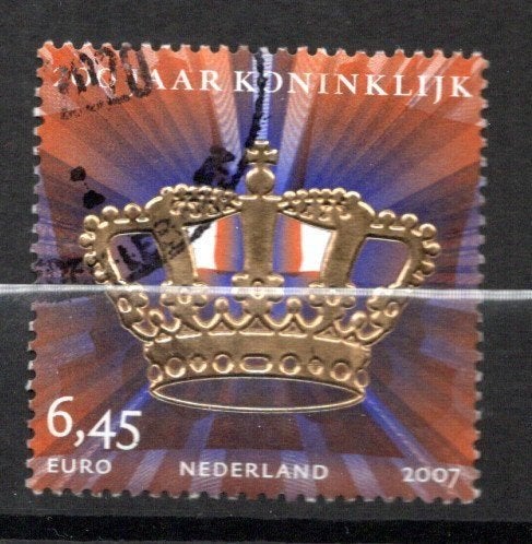 gestempelde zegel. jaar 2007;  aangetekend, Postzegels en Munten, Postzegels | Nederland, Ophalen of Verzenden, Na 1940, Gestempeld