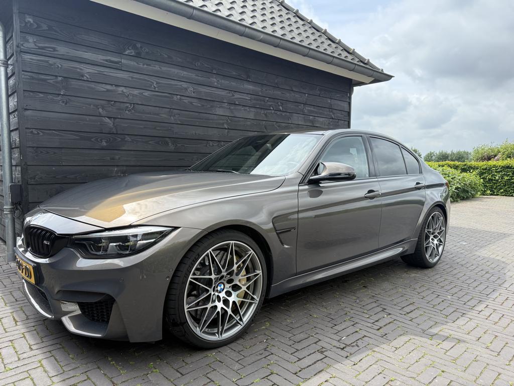 BMW M3 Competition Individual Champagne Quartz, Auto's, BMW, Automaat, Achterwielaandrijving, Zwart, Leder