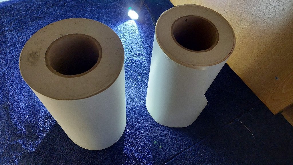 Papier 3 rol breed knutselen stukken schilderen verpakking, Ophalen of Verzenden, Zo goed als nieuw, Papier of Karton, Deelbaar