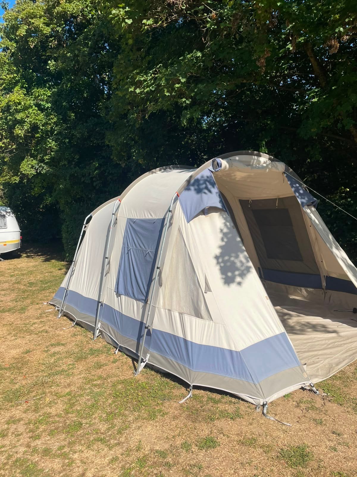Redwood Outdoor Spruce 4 katoenen tunneltent, Ophalen, Zo goed als nieuw, Tot en met 4