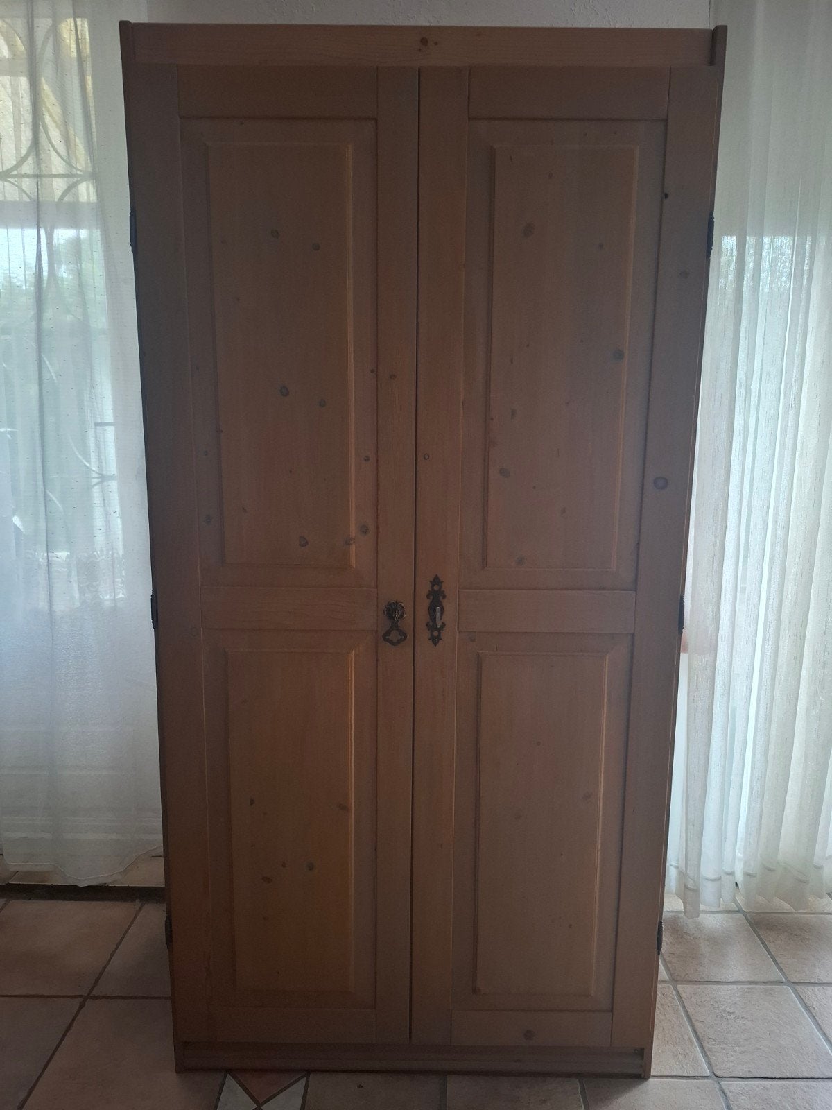 Houten kledingkast, Ophalen of Verzenden, Gebruikt, 170 cm of meer