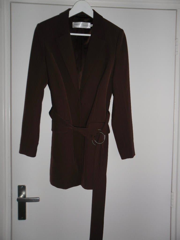 InWear Bruin Blazer Jasje Met Ceintuur Maat 38 (NIEUW), Maat 38/40 (M), Bruin, Nieuw, Ophalen of Verzenden