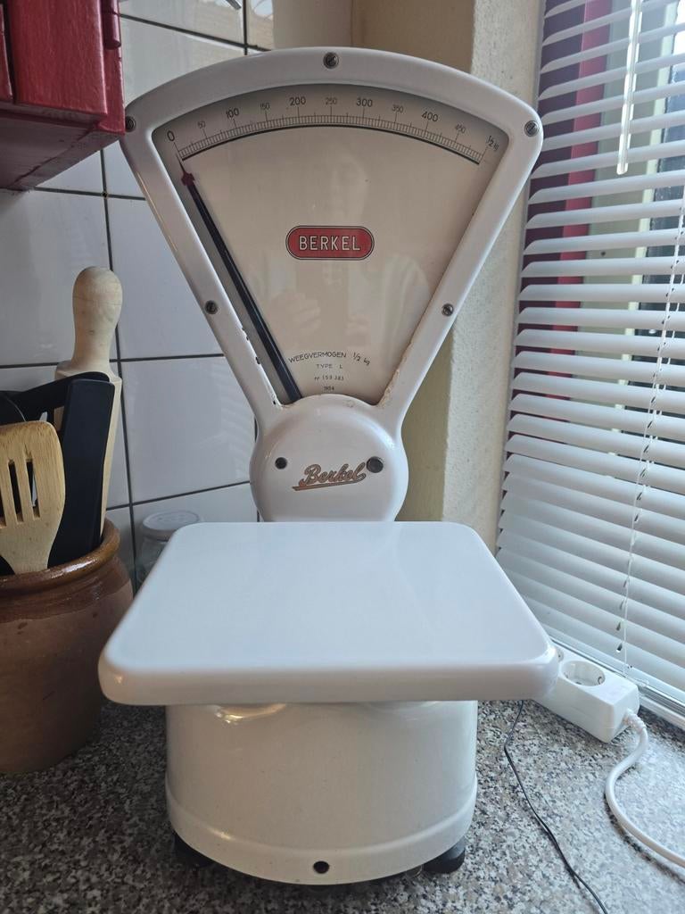 Vintage Berkel Weegschaal - Type 159.385 (1954), Ophalen