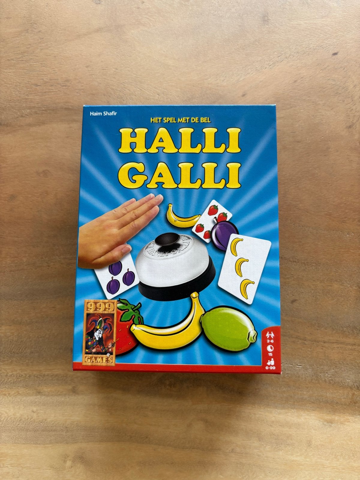 Halli Galli - Het snelle fruitspel met de bel, Drie of vier spelers, Ophalen, Zo goed als nieuw