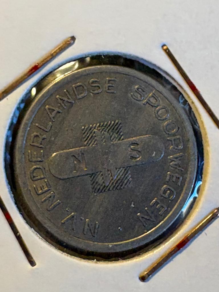 Penning Nederlandse spoorwegen, Postzegels en Munten, Penningen en Medailles, Ophalen of Verzenden, Overige materialen, Nederland