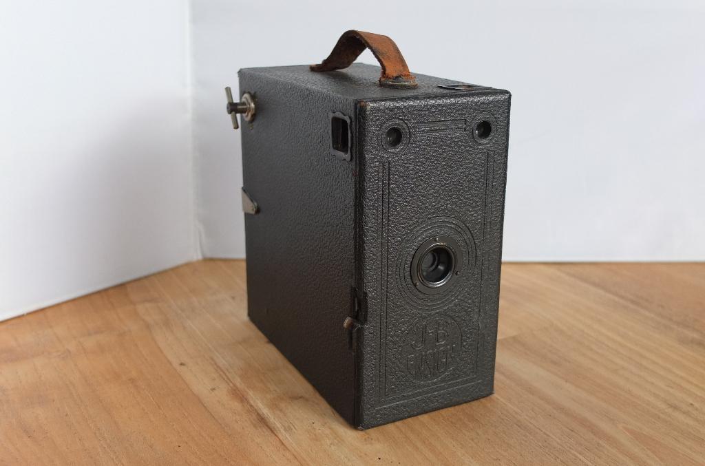 ✅ J-B Ensign , Houghton - Butcher, Houten camera, 1929, Ophalen, Voor 1940, Fototoestel