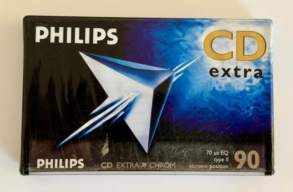 Philips CD Extra Chrome 90 Type II - Nieuw & Geseald, Cd's en Dvd's, Cassettebandjes, Zo goed als nieuw, Onbespeeld, Overige genres