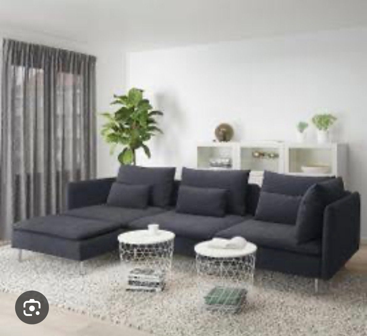 *ALLEEN HOES*  IKEA Söderhamn - gratis hoes samsta grijs, Ophalen, Gebruikt, Stof