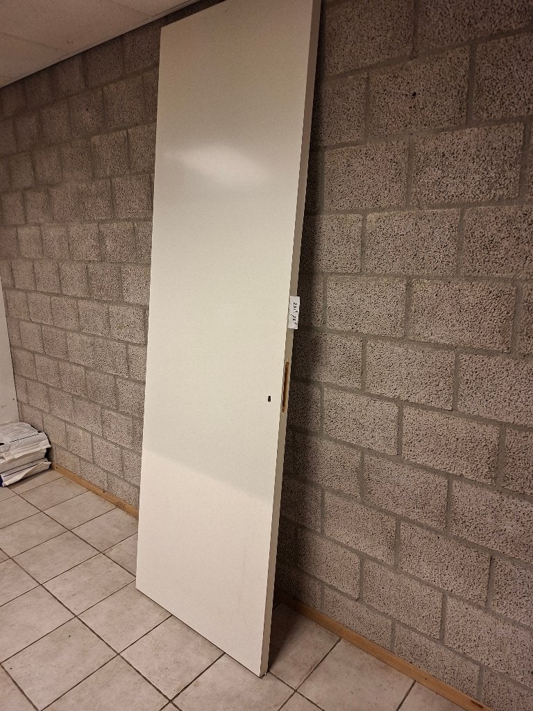 stompe NIEUWE  binnendeur 231 x 72,6  € 20,-, Doe-het-zelf en Verbouw, Deuren en Horren, Ophalen, N, Minder dan 80 cm, N
