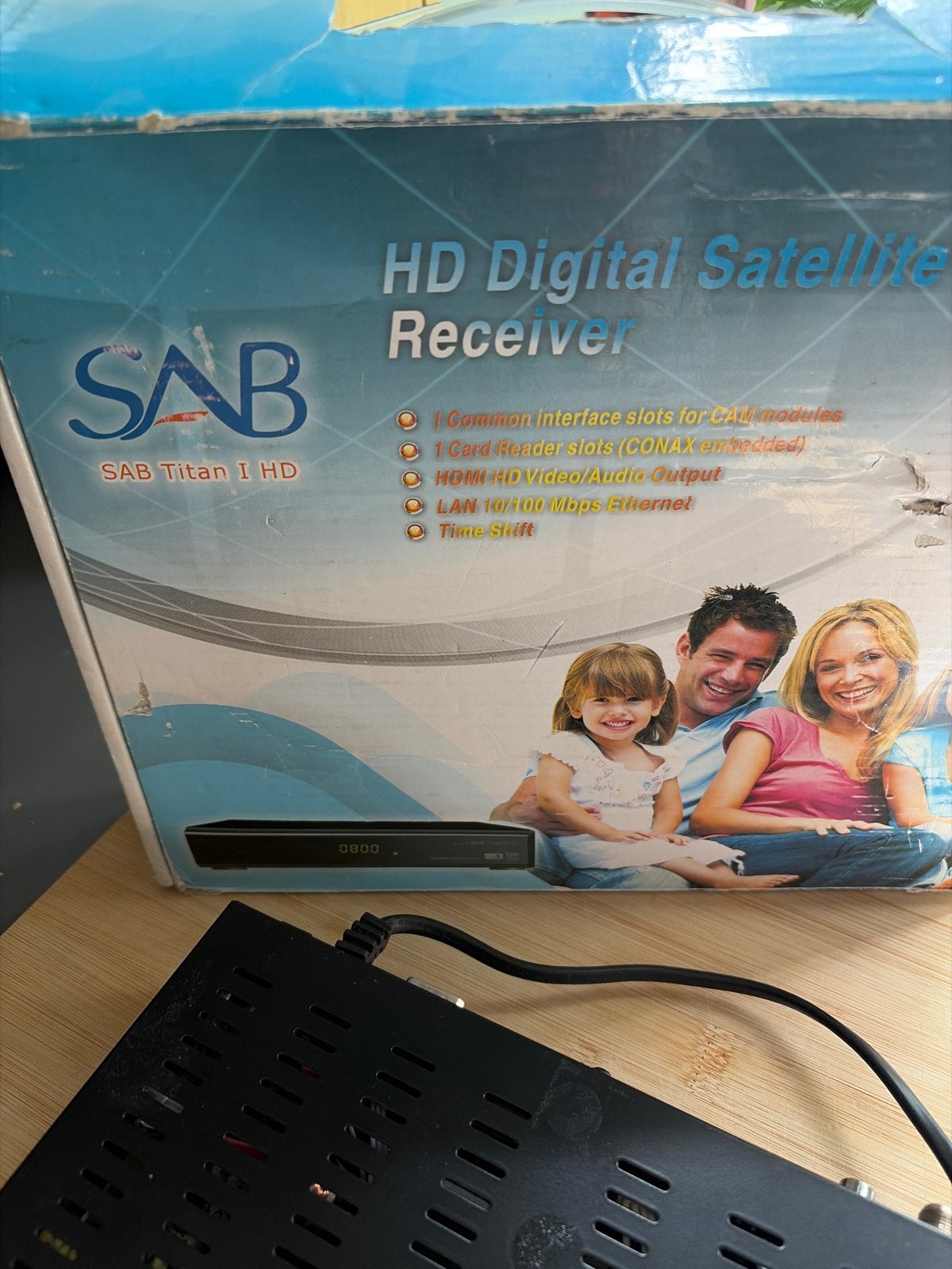 SAB Titan I HD Digitale Satelliet Ontvanger, Ophalen, Gebruikt, Decoder
