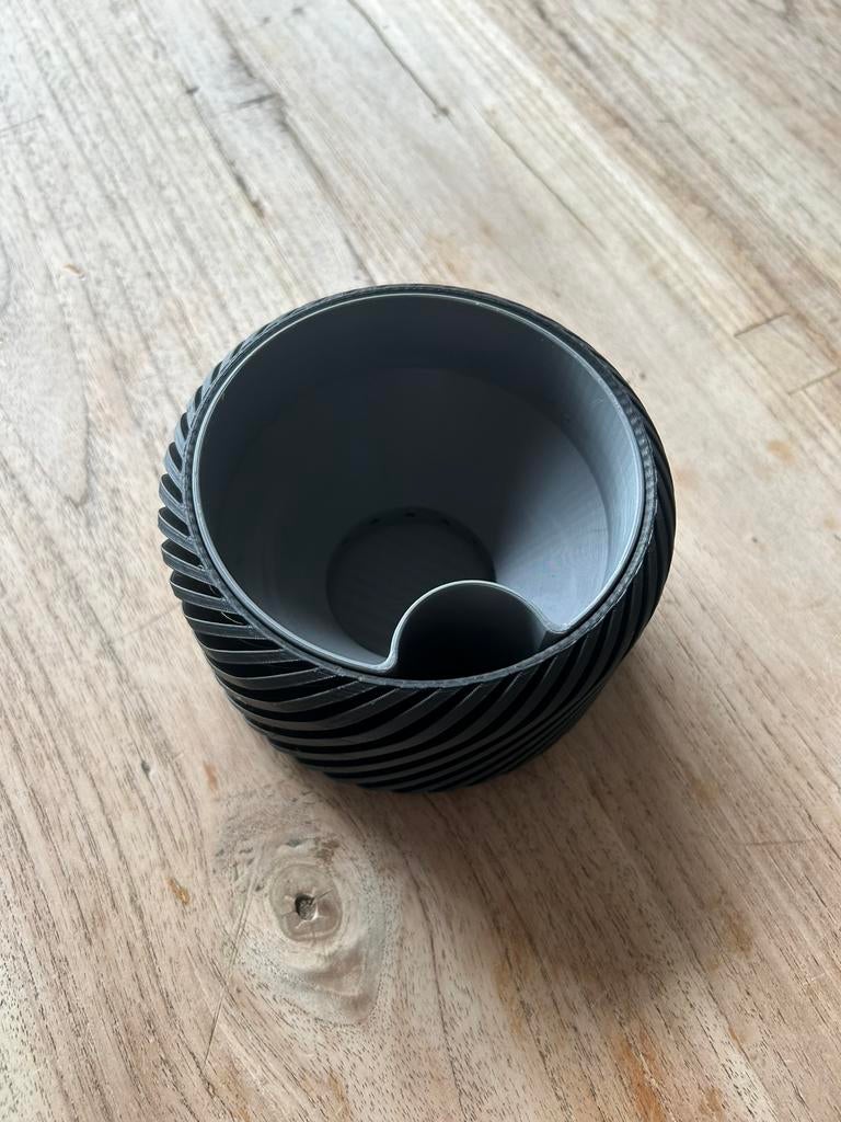Bloempot, Kunststof, Rond, Binnen, Ophalen of Verzenden