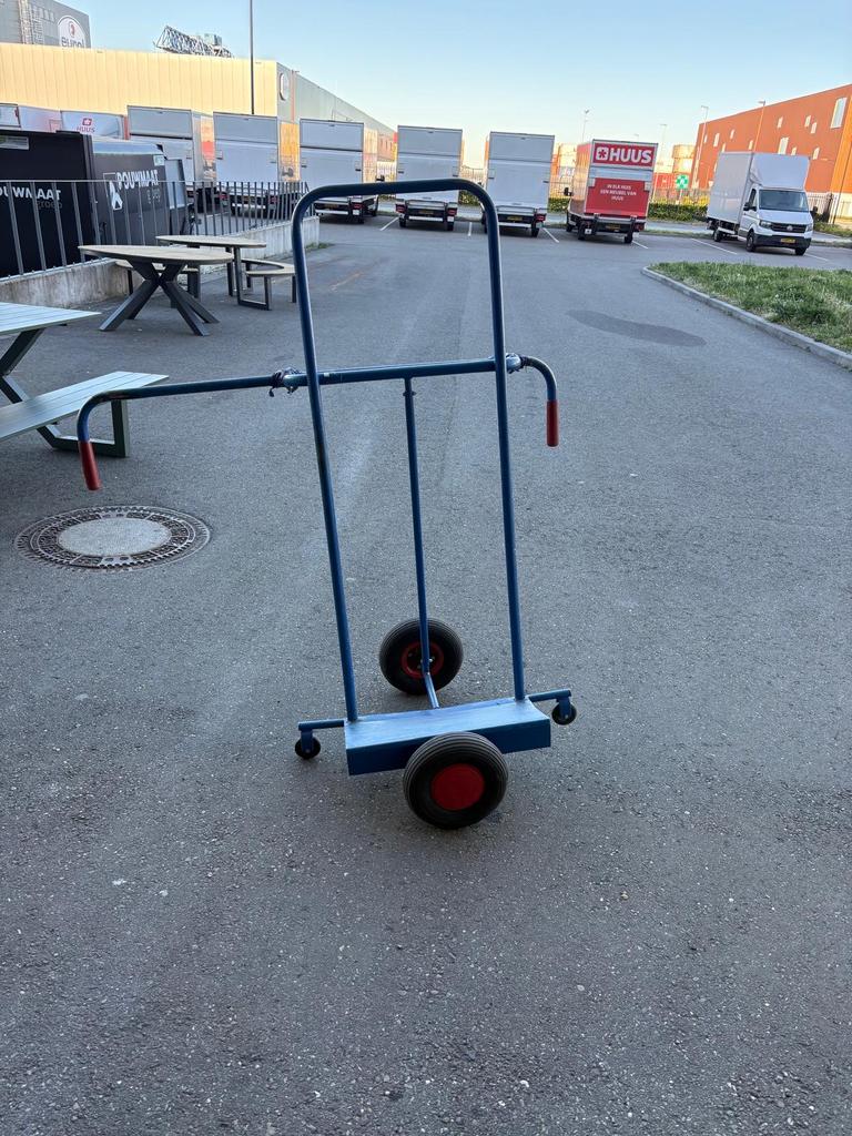 Stevige Transportkar / Steekwagen met Luchtbanden, Doe-het-zelf en Verbouw, Transportwagens, 100 liter of meer, Ophalen, Gebruikt