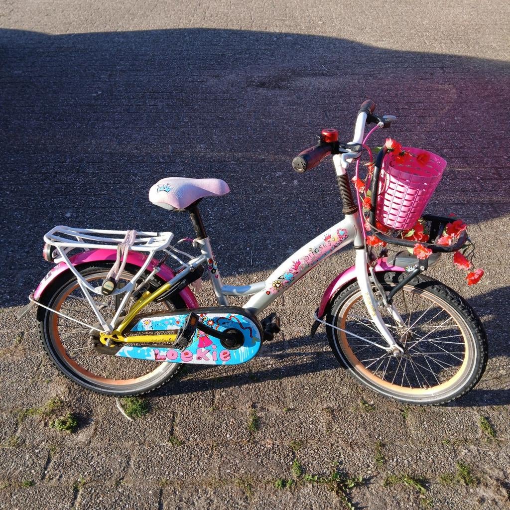 Loeki meisjesfiets, Ophalen, Gebruikt, Loekie, Handrem