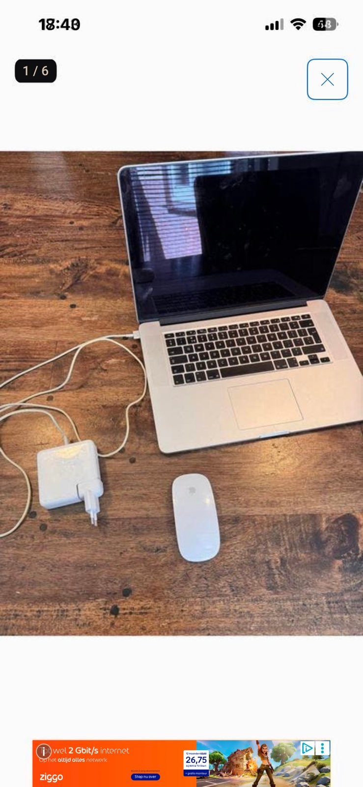 Mac book pro 15 inch, MacBook Pro, 2 tot 3 Ghz, 15 inch, Ophalen of Verzenden