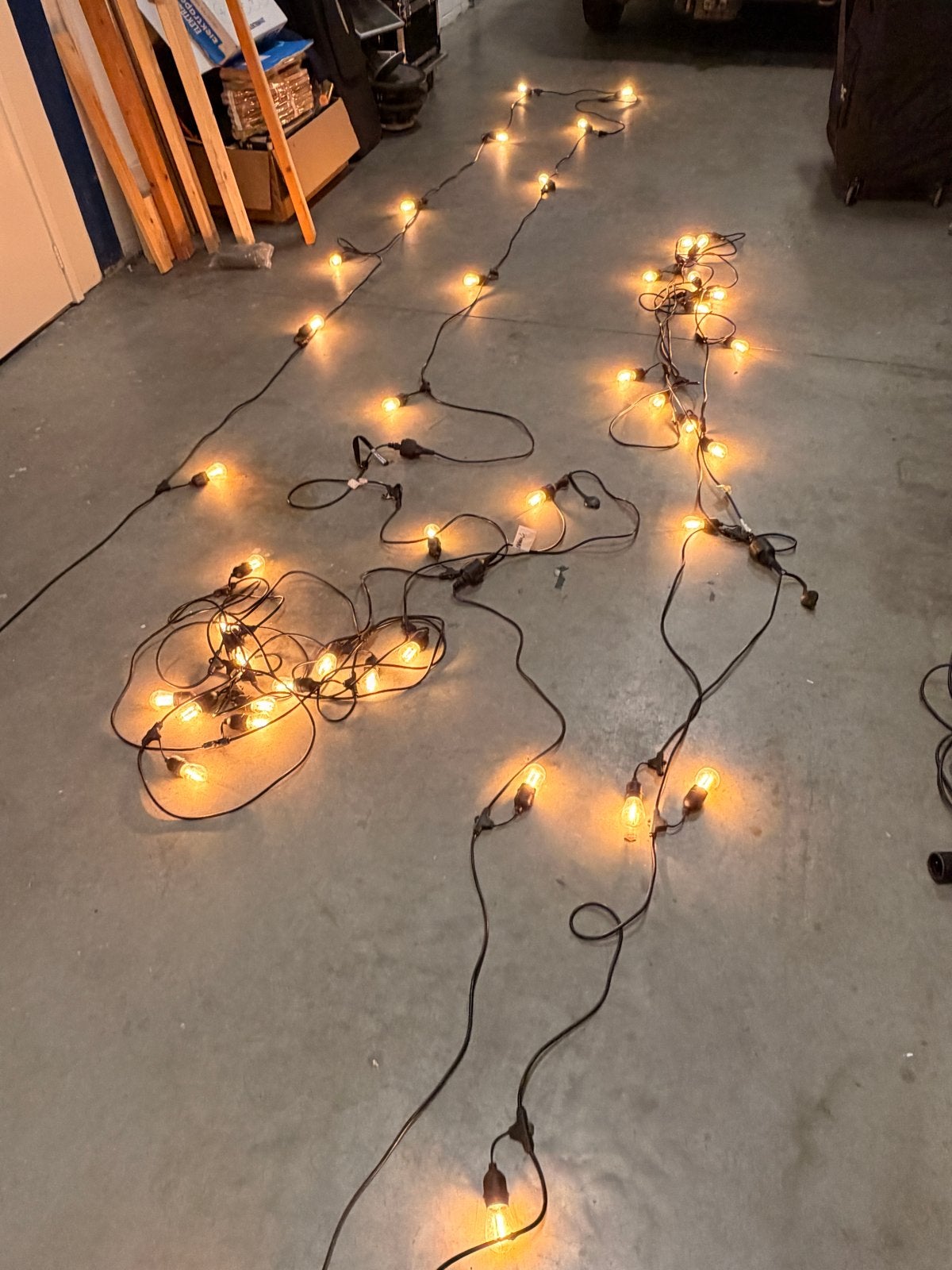 120m Prikkabel IP44 - 60m werkend, 60m met klein werk, Kunststof, Gebruikt, Minder dan 50 watt, Overige typen