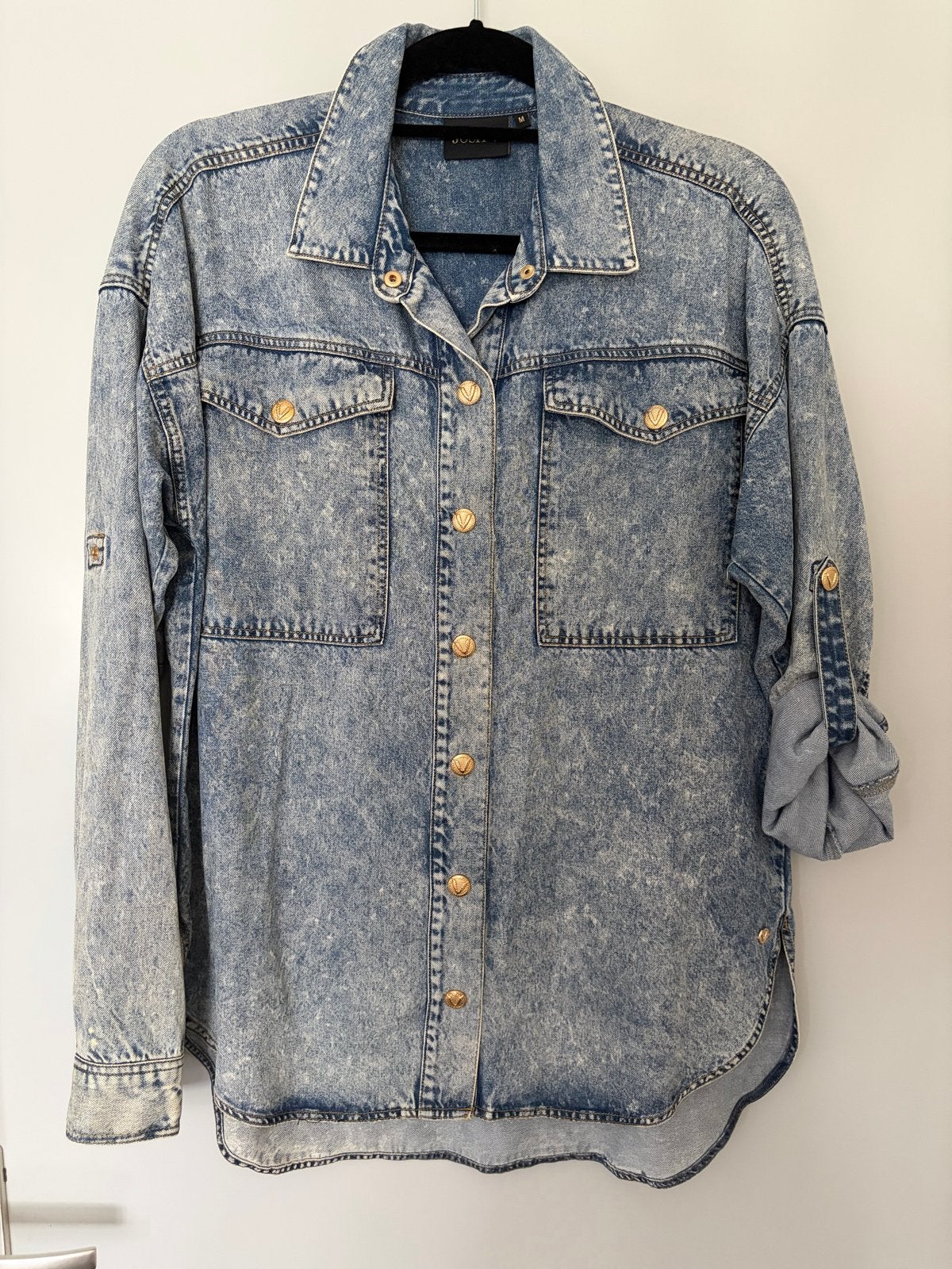 Josh V Denim blouse, Maat 38/40 (M), Zo goed als nieuw, Lange mouw, Verzenden