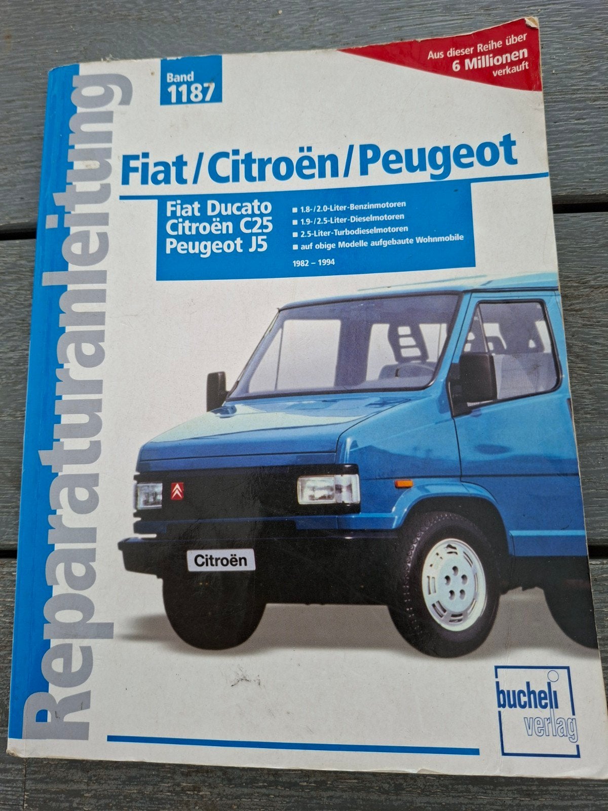 Reparatiehandleiding Fiat Ducato, Citroën C25, Peugeot J5, Ophalen of Verzenden