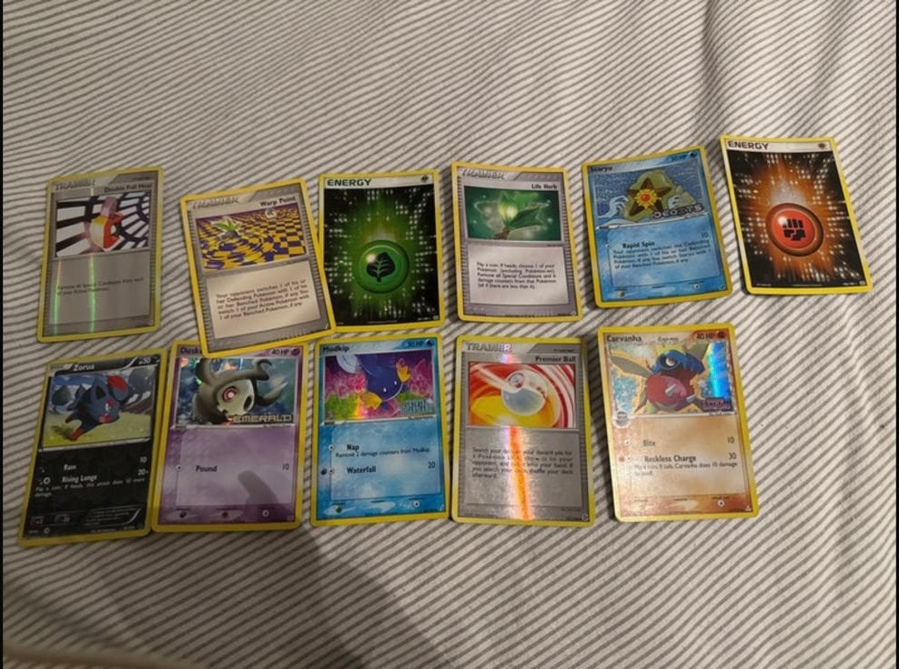 Pokemon kaarten set, Ophalen of Verzenden, Gebruikt, Meerdere kaarten
