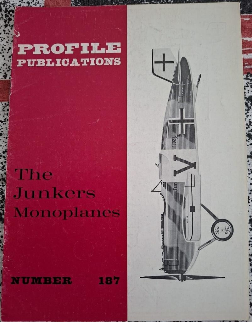 Profile boekje: Junkers Monoplanes, Overige merken, 1:200 of kleiner, Verzenden, Zo goed als nieuw