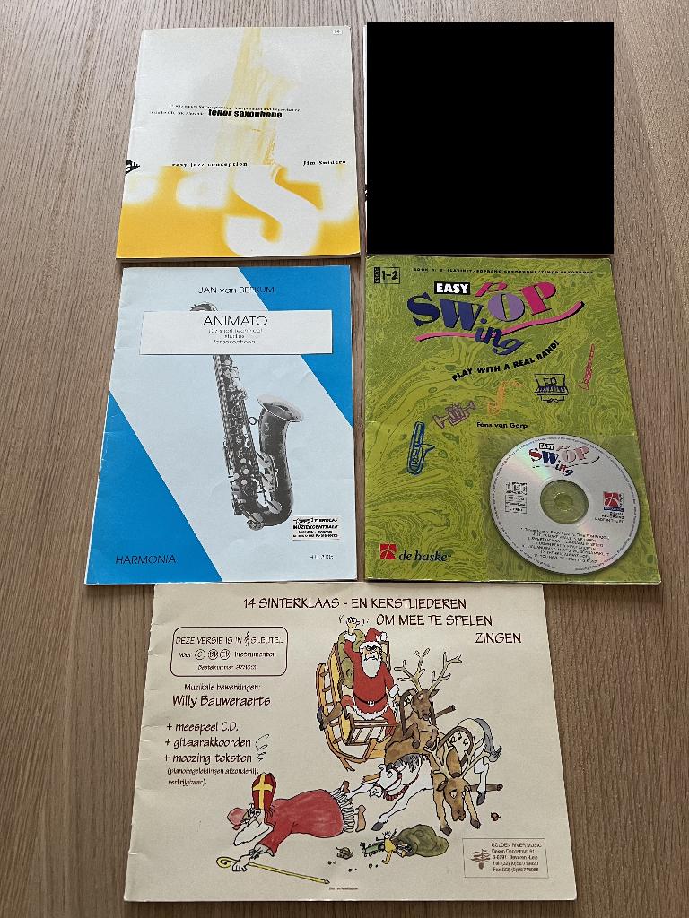 Saxofoonboeken (meespelen met CD), Ophalen of Verzenden, Zo goed als nieuw, Instrument