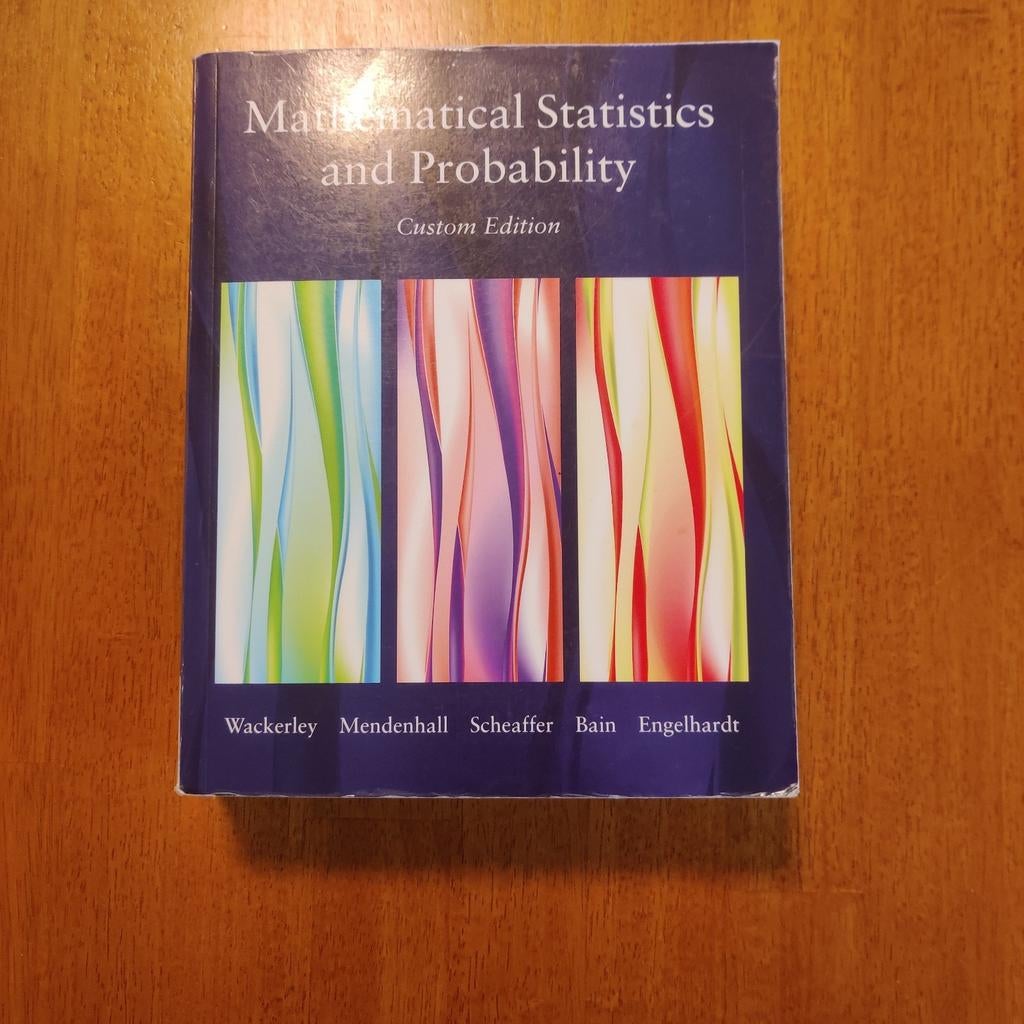 Mathematical statistics and probability, Ophalen of Verzenden