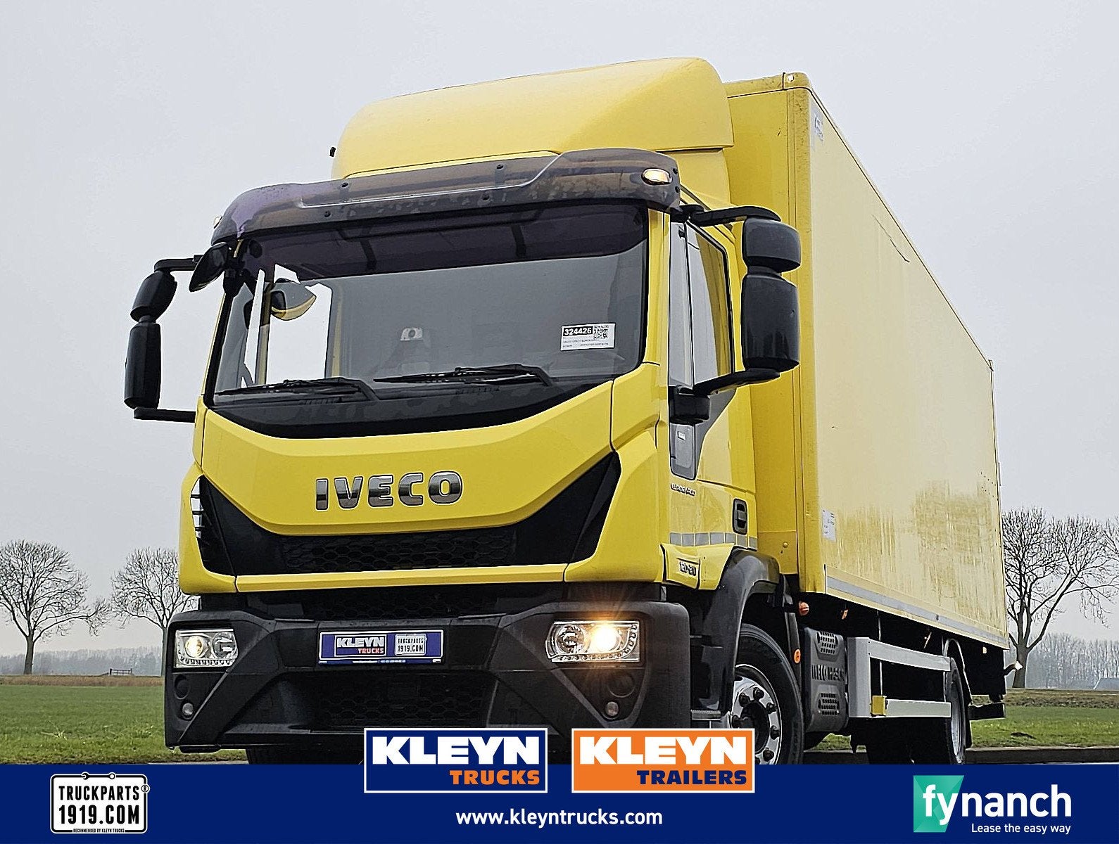IVECO 120E21 EUROCARGO airco taillift, Automaat, Euro 6, Iveco, Geel