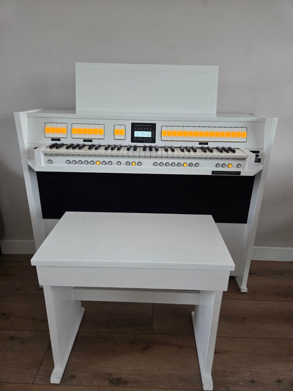 Johannes de Heer I Wit orgel, Muziek en Instrumenten, Ophalen, Gebruikt, 1 klavier, Orgel