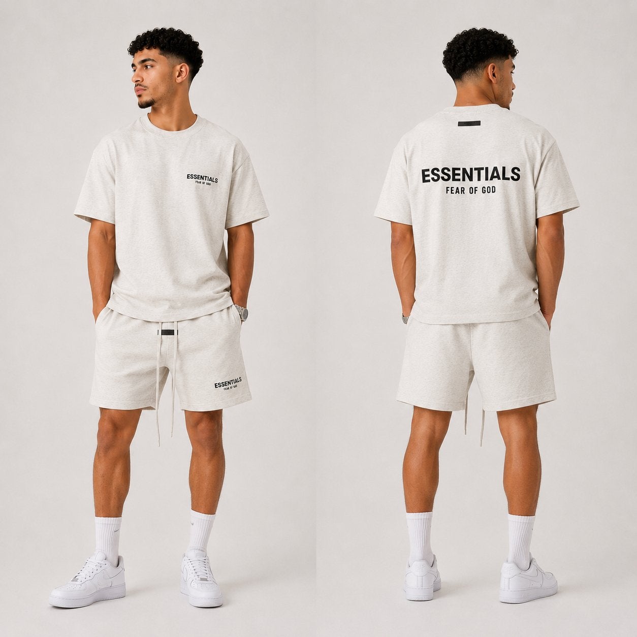 Origineel ESSENTIALS Fear of God light oatmeal M, Ophalen of Verzenden, Nieuw, Maat 48/50 (M)