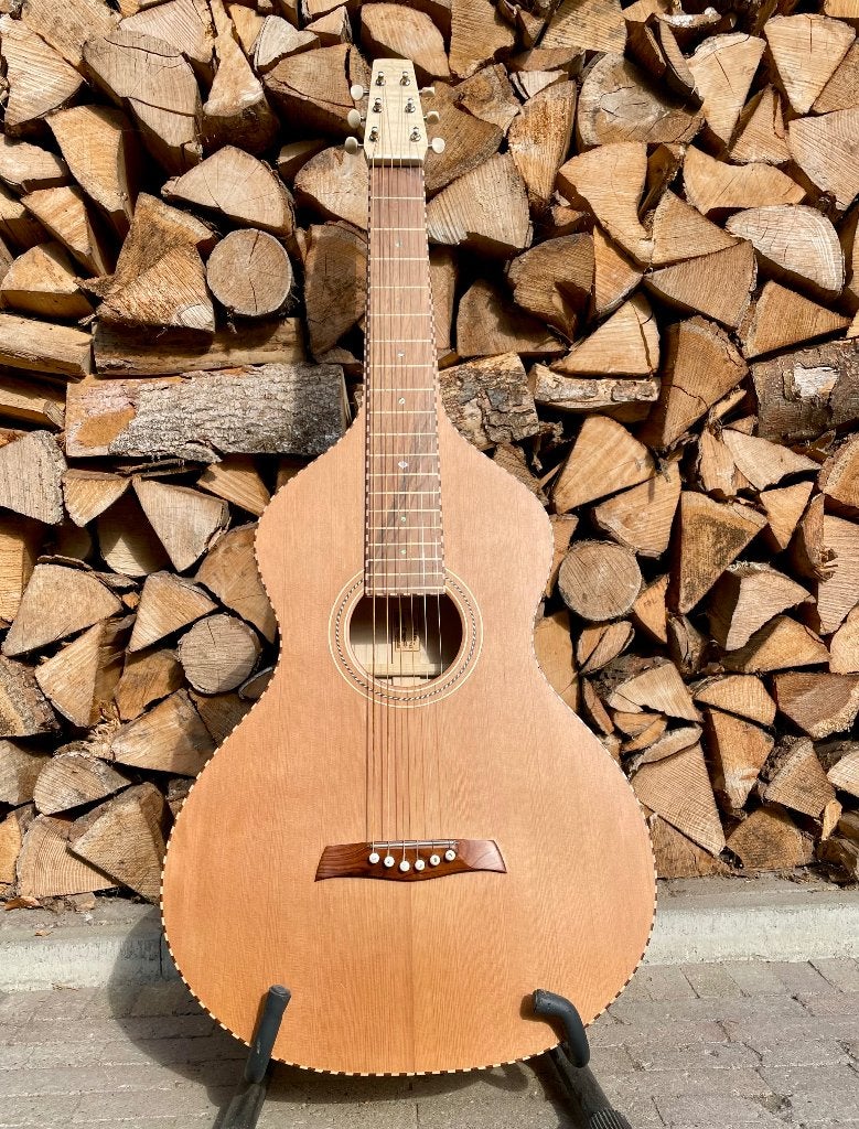 Weissenborn te koop, Ophalen, Zo goed als nieuw, Western- of Steelstringgitaar, Met koffer