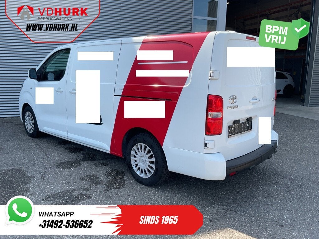 Toyota ProAce Worker 2.0 125 pk L3 2x Schuifdeur/ Inrichting, Auto's, Bestelauto's, Gebruikt, 4 cilinders, 2500 kg, Bedrijf