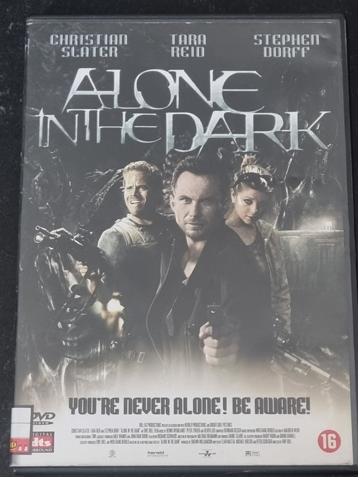 Alone in the Dark DVD - Actie/Avontuur met Christian Slater, Vanaf 16 jaar, Nederlands, Monsters, Ophalen of Verzenden