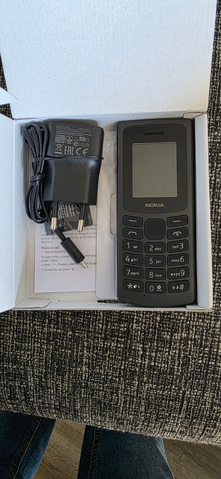 Nokia 105 4G -Zwart Nieuw (doos geopend), HMD Global Oy, Bertel Jungin aukio 9, 02600 Espoo, Finland, Zwart, Fysiek toetsenbord