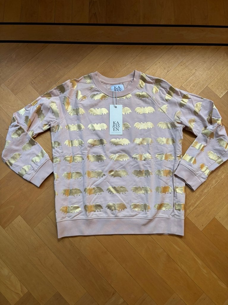 Zoe karssen roze trui gouden vleermuis bat all over mt s 36!, Zoe Karssen, Ophalen of Verzenden, Zo goed als nieuw, Roze