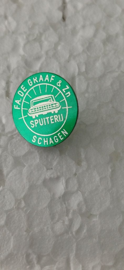 Schagen Fa. de Graaf & Zn spuiterij auto, Ophalen of Verzenden, Zo goed als nieuw, Overige onderwerpen