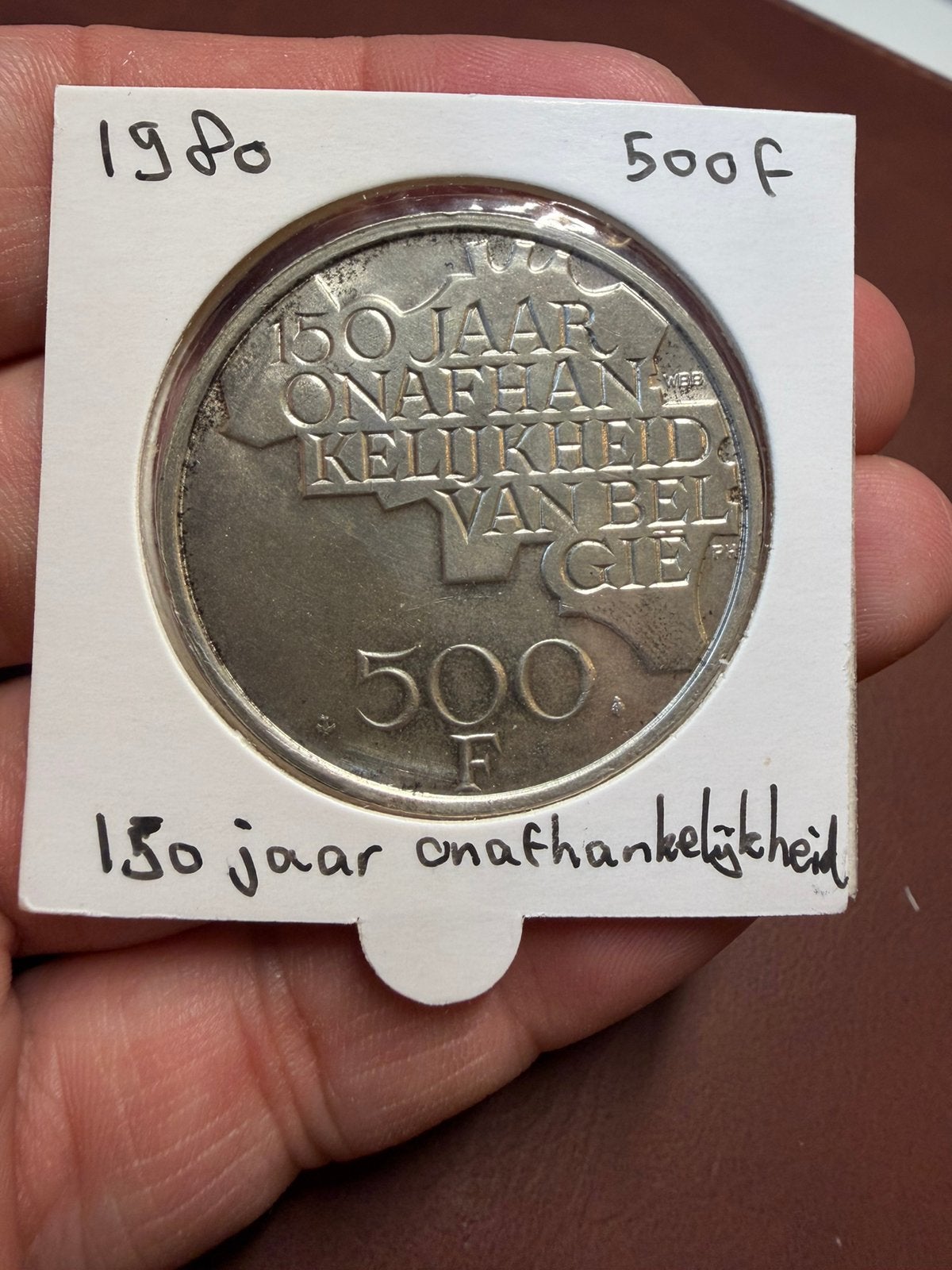 België – 500 Frank 150 Jaar Belgische Onafhankelijkheid 1980, Verzenden