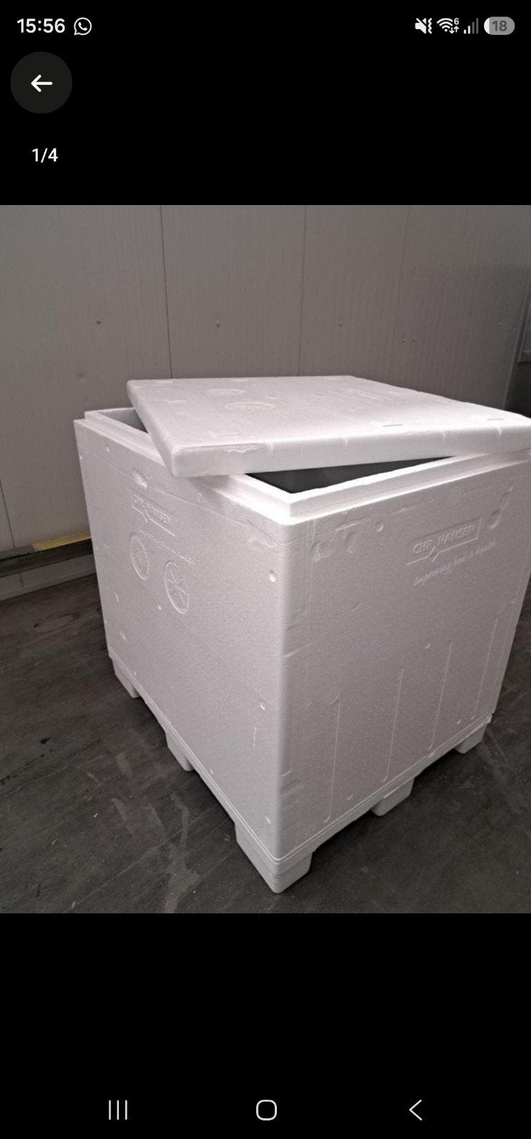 groot piepschuim box / koelbox / opslagbak, Caravans en Kamperen, Koelboxen, Ophalen, Gebruikt, Koelbox