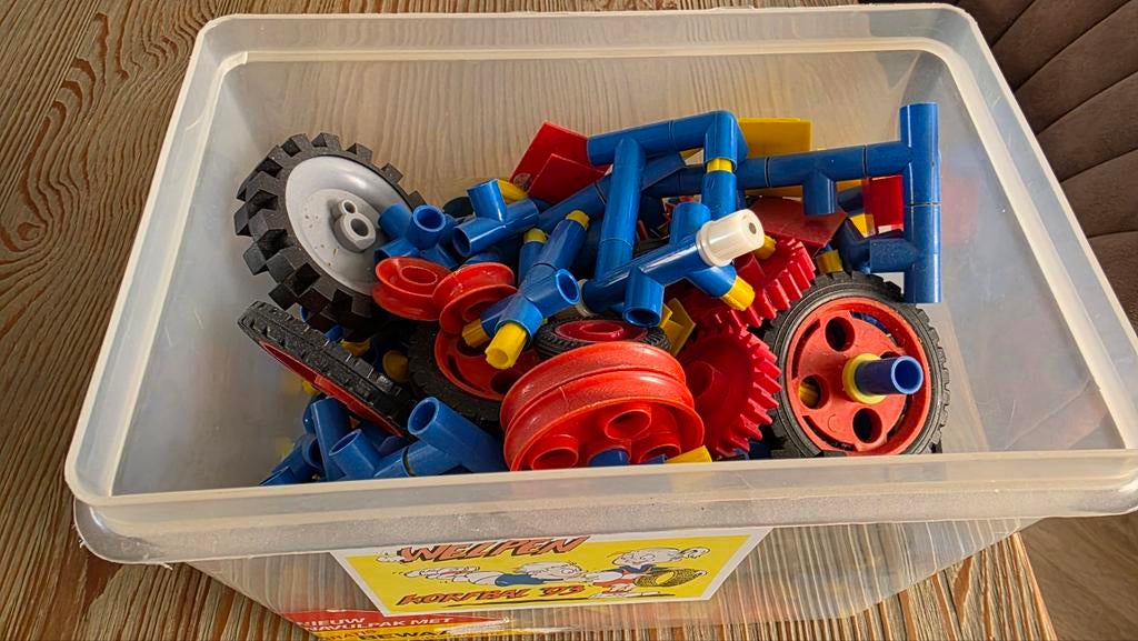 Vintage Plasticant Speelgoed Jaren '60 -Grote Doos, Ophalen, Gebruikt, Jongen of Meisje
