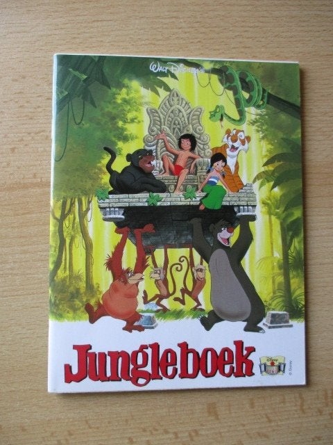 Disney Jungleboek mini filmstrip  speciale uitgave PZC en BN, Ophalen of Verzenden, Overige figuren, Zo goed als nieuw, Beeldje of Figuurtje