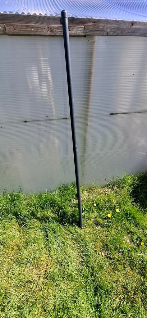 Afrasteringspalen - Set van 12 stuks, Ophalen, Gebruikt, IJzer, Sierhekwerk