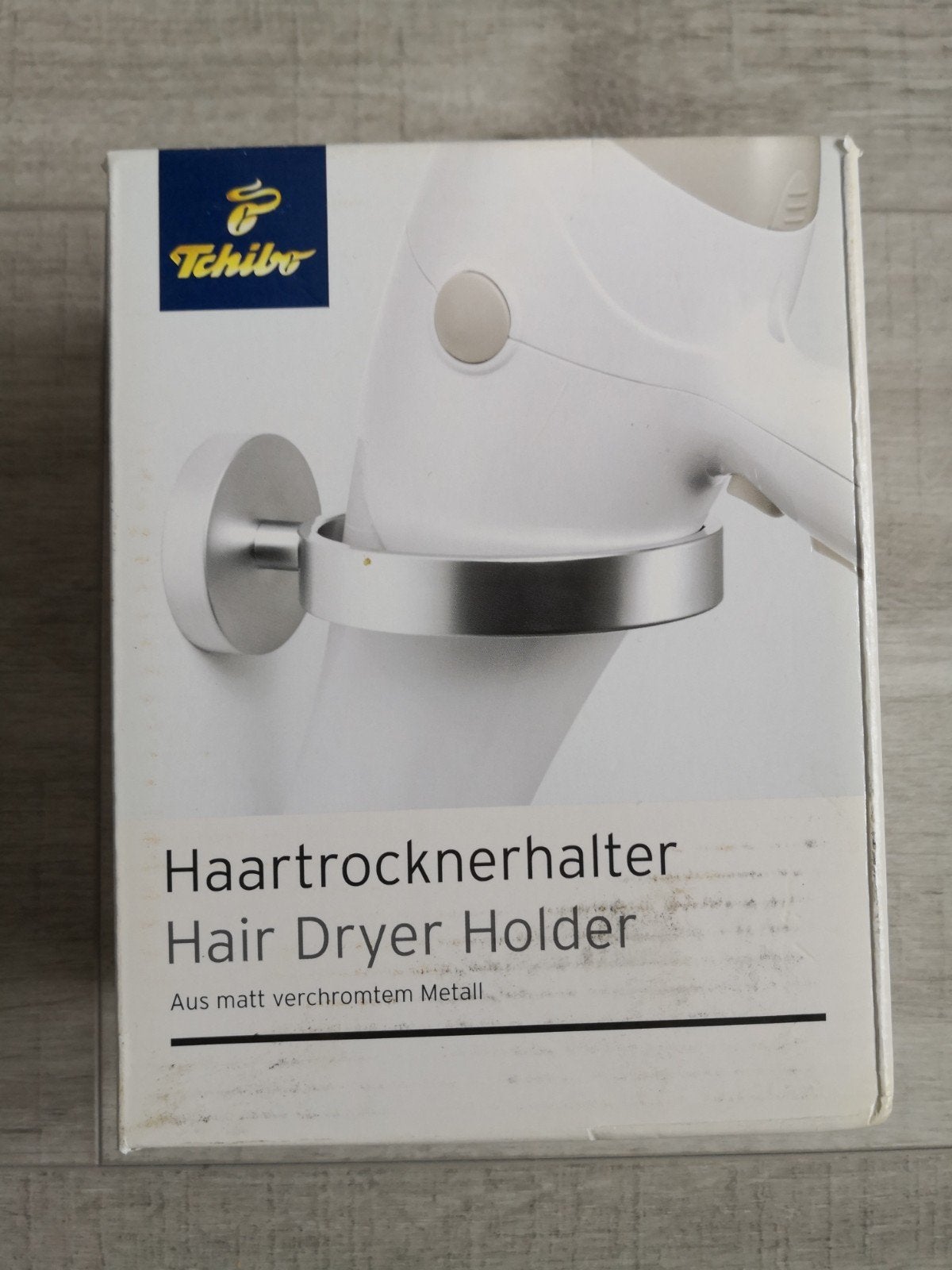 Tchibo föhn houder voor in de badkamer, Ophalen of Verzenden, Nieuw