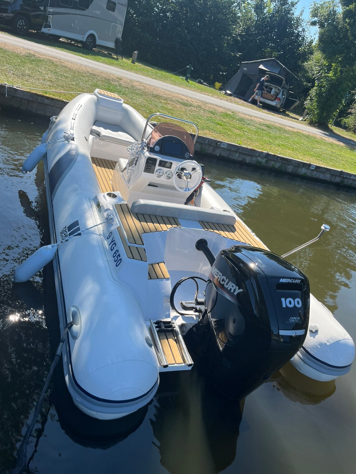 Tiger marine sportline 520 complete set rubberboot, Ophalen, Zo goed als nieuw, Motor en Techniek, Motorboot
