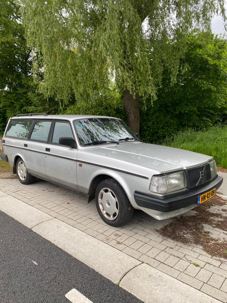 Volvo 240 2.0 Polar U9 1994 Grijs, Achterwielaandrijving, 4 cilinders, Origineel Nederlands, Stationwagon
