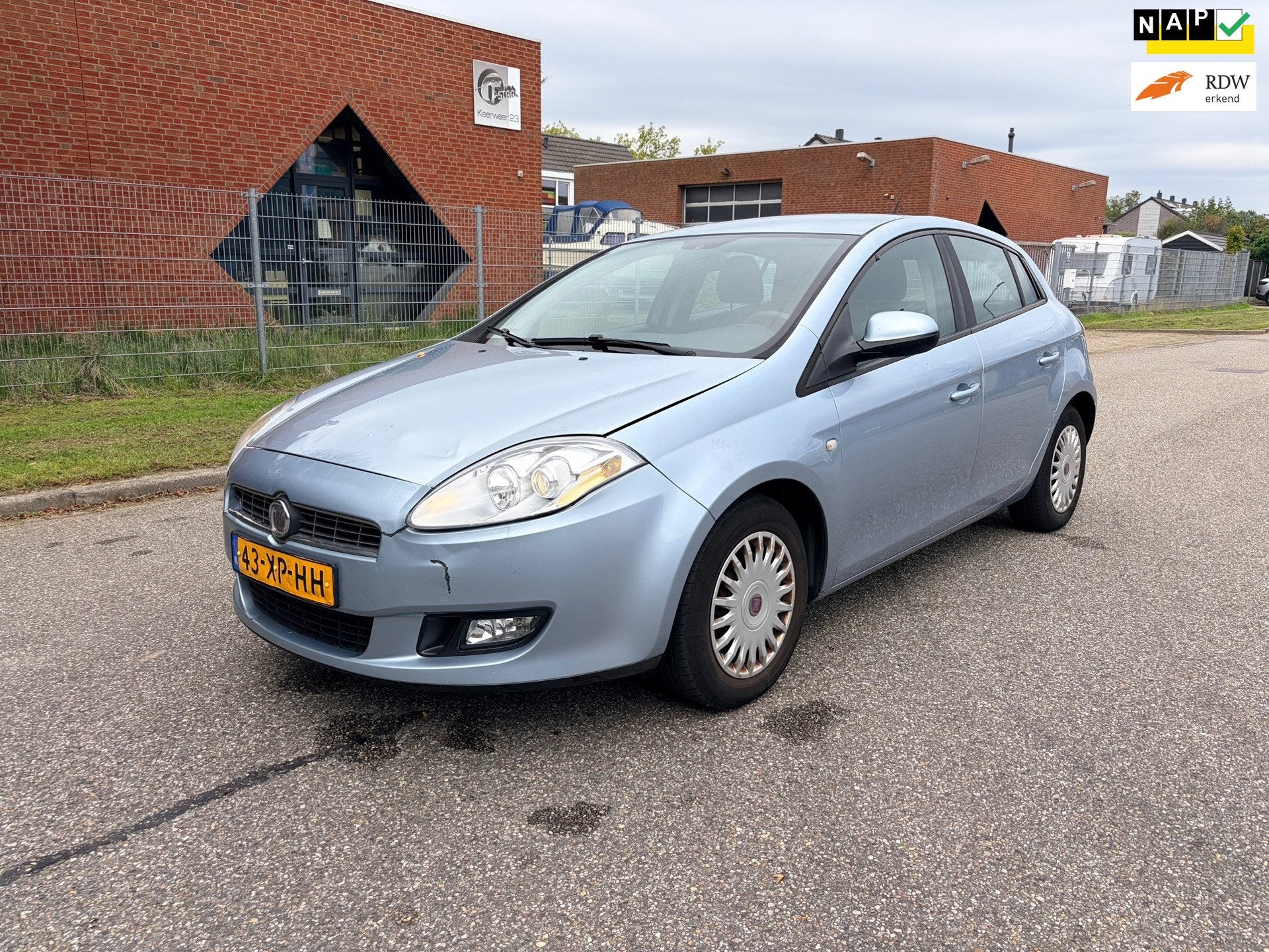 Fiat Bravo 1.4 Dynamic Met 1Jaar APK, Auto's, Voorwielaandrijving, 15 km/l, Gebruikt, 4 cilinders