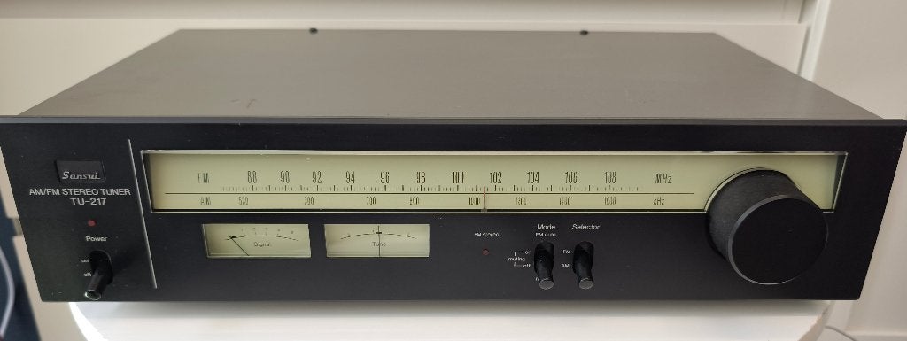 Vintage Sansui TU-217 tuner (Japan, 1970s), Ophalen of Verzenden, Gebruikt, Analoog