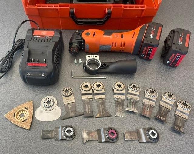 Fein 18V multitool in set, Doe-het-zelf en Verbouw, Ophalen of Verzenden, Zo goed als nieuw
